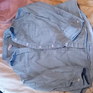 Demin Button Down